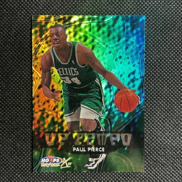 1999-00 Skybox NBA Hoops Decade - Up Tempo Paul Pierce #7UT Parallel /1989 SP - Picture 1 of 3